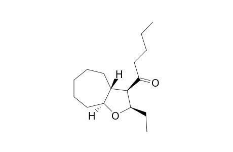 1-[(2R,3R,3aR,8aS)-2-ethyl-3,3a,4,5,6,7,8,8a-octahydro-2H-cyclohepta[b]furan-3-yl]-1-pentanone