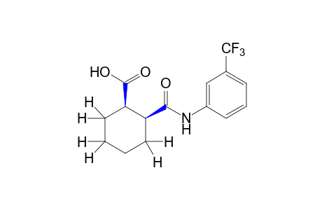 cis-2-[(alpha,alpha,alpha-TRIFLUORO-m-TOLYL)CARBAMOYL]CYCLOHEXANECARBOXYLIC ACID