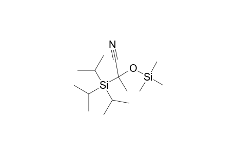 2-(TRIISOPROPYLSILYL)-2-(TRIMETHYLSILOXY)-PROPANENITRILE