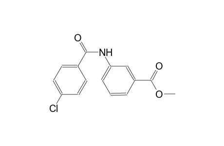 m-(p-chlorobenzamido)benzoic acid, methyl ester