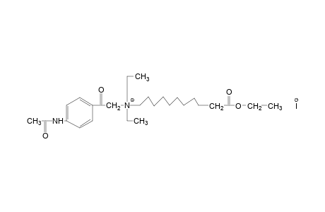 (p-acetamidophenacyl)(10-carboxydecyl)diethylammonium iodide