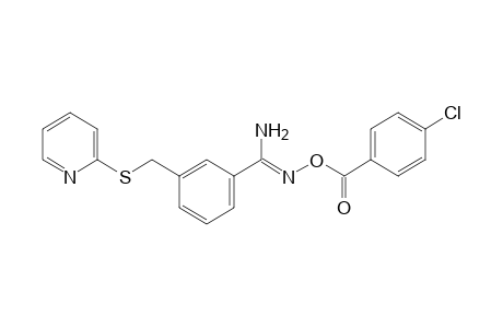 O-(p-chlorobenzoyl)-alpha-[(2-pyridyl)thio]-m-toluamidoxime