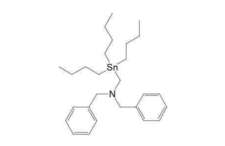 1-Phenyl-N-(phenylmethyl)-N-(tributylstannylmethyl)methanamine