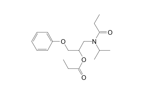 Propanamide, N-(1-methylethyl)-N-[2-(1-oxopropoxy)-3-phenoxypropyl]-