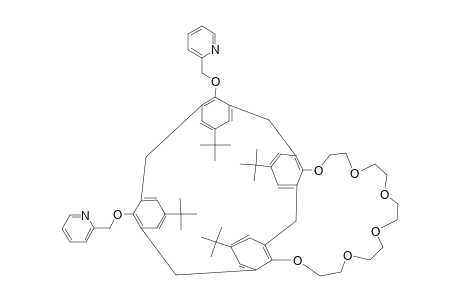 5,11,17,23-TETRAKIS-(1,1-DIMETHYLETHYL)-25,26-BIS-[(2-PYRIDYLMETHYL)-OXY]-27,28-CROWN-6-CALIX-[4]-ARENE,1,2-ALTERNATE-CONFORMER