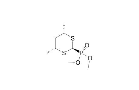 r-2-(Dimethoxyphosphoryl)-t-4,t-6-dimethyl-1,3-dithiane