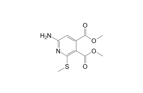 dimethyl 6-amino-2-methylsulfanylpyridine-3,4-dicarboxylate