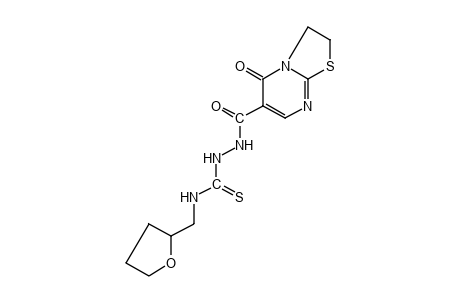 1-[(2,3-dihydro-5-oxo-5H-thiazolo[3,2-a]pyrimidin-6-yl)carbonyl]-4-(tetrahydrofurfuryl)-3-thiosemicarbazide