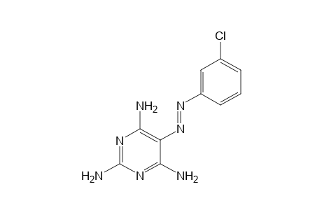 5-[(m-chlorophenyl)azo]-2,4,6-triaminopyrimidine