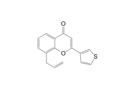 2-(3'-Thienyl)-8-allylbenzopyran-4-one