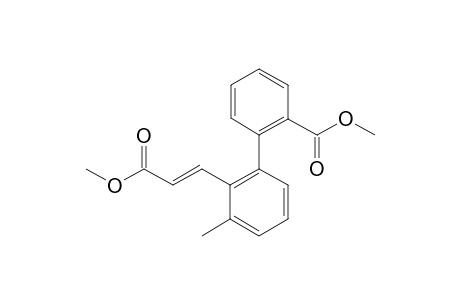 (E)-3-[6'-METHYL-2'-(2''-METHOXYCARBONYLPHENYL)-PHENYL]-PROPENOIC-METHYLESTER