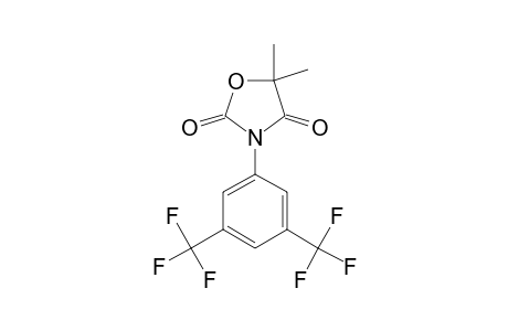 5,5-DIMETHYL-3-(alpha,alpha,alpha,alpha',alpha',alpha'-HEXAFLUORO-3,5-XYLYL)-2,4-OXAZOLIDINEDIONE