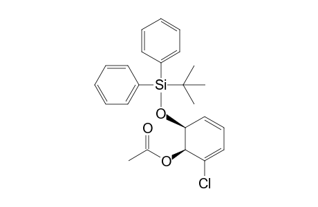 (1S,6S)-2-Chloro-1-(acetoxy)-6-{[(1',1'-dimethylethyl)diphenylsilyl]oxy}-2,4-cyclohexadiene