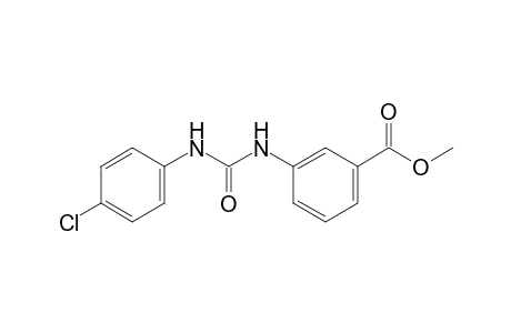 m-[3-(p-chlorophenyl)ureido]benzoic acid, methyl ester