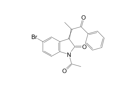 1-acetyl-5-bromo-3-(1-methyl-2-oxo-2-phenyl-ethylidene)indolin-2-one