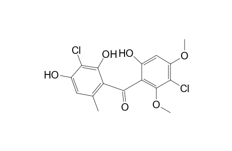 Methanone, (3-chloro-2,4-dihydroxy-6-methylphenyl)(3-chloro-6-hydroxy-2,4-dimethoxyphenyl)-