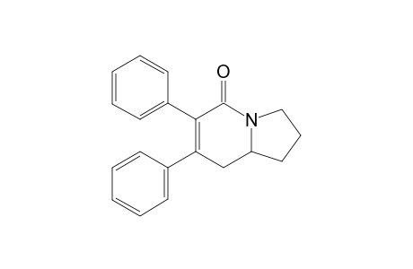 6,7-DIPHENYL-2,3,8,8A-TETRAHYDRO-5-(1H)-INDOLIZINONE