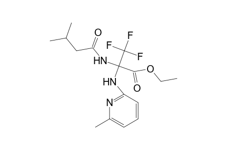 Ethyl 3,3,3-trifluoro-2-isovaleramido-2-(6-methyl-2-pyridylamino)propionate