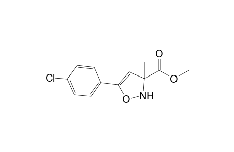 Methyl 5-(4-chlorophenyl)-3-methylisoxazoline-3-carboxylate