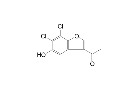 1-(6,7-Dichloro-5-hydroxy-1-benzofuran-3-yl)ethanone