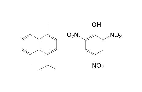 1,5-dimethyl-4-isopropylnaphthalene, picrate