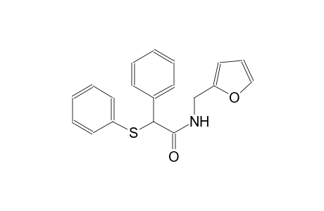 N-(2-furylmethyl)-2-phenyl-2-(phenylsulfanyl)acetamide