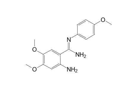 (Z)-2-Amino-4,5-dimethoxy-N'-(4-methoxyphenyl)-benzamidine