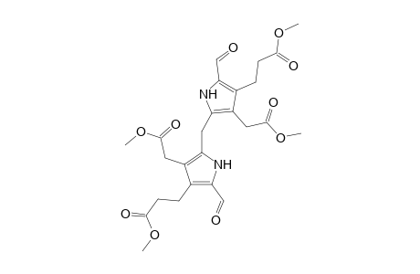 1H-Pyrrole-3-propanoic acid, 5,5'-methylenebis[2-formyl-4-(2-methoxy-2-oxoethyl)-, dimethyl ester