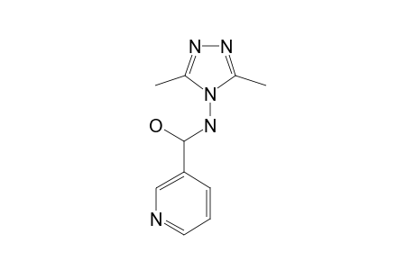 (4H-3,5-DIMETHYL-1,2,4-TRIAZOLE-4-YLAMINO)-(PYRIDIN-3-YL)-METHANOL