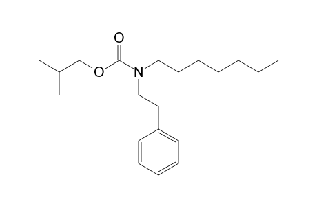 Carbonic acid, monoamide, N-(2-phenylethyl)-N-heptyl-, isobutyl ester