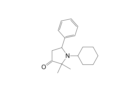 1-cyclohexyl-2,2-dimethyl-5-phenyl-3-pyrrolidinone