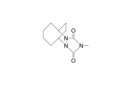 2,4,6-Triaza-4-methyl-3,5-tricyclo(5.4.2.0/2,6/)tridecadione