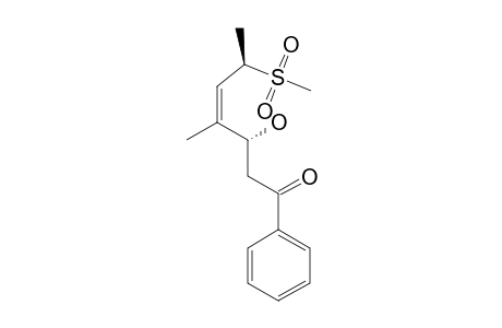 (+/-)-(3RS,4Z,6RS)-3-HYDROXY-4-METHYL-6-(METHYLSULFONYL)-1-PHENYLHEPT-4-EN-1-ONE