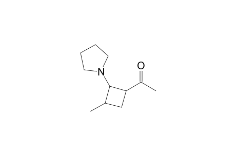 1-[3-methyl-2-(1-pyrrolidinyl)cyclobutyl]ethanone