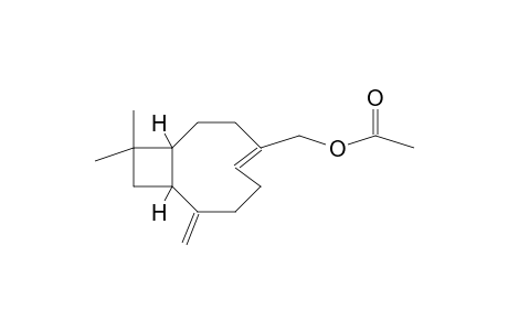 BICYCLO[7.2.0]UNDEC-4-ENE-4-METHANOL, 11,11-DIMETHYL-8-METHYLENE- ACETATE