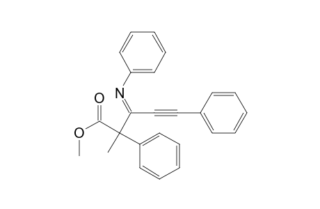 Methyl 2-methyl-2,5-diphenyl-3-phenyliminopent-4-ynoate