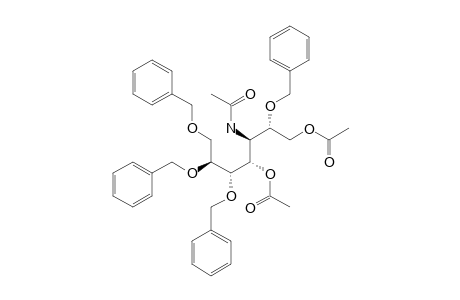 3-ACETAMIDO-1,4-DI-O-ACETYL-2,5,6,7-TETRA-O-BENZYL-3-DEOXY-D-GLYCERO-D-GALACTO-HEPTITOL