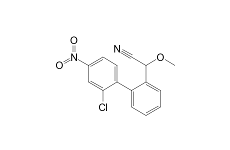 2-Methoxy-2-(2-chloro-4-nitrophenyl)phenylacetonitrile