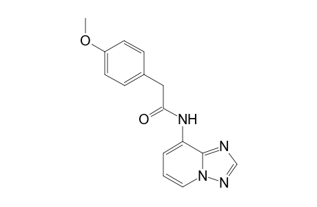 N-([1,2,4]triazolo[1,5-a]pyridin-8-yl)-2-(4-methoxyphenyl)acetamide