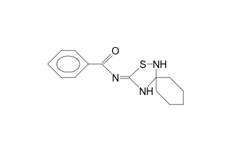 5-Benzoylimino-3,3-pentamethylen-1,2,4-thiadiazolidine