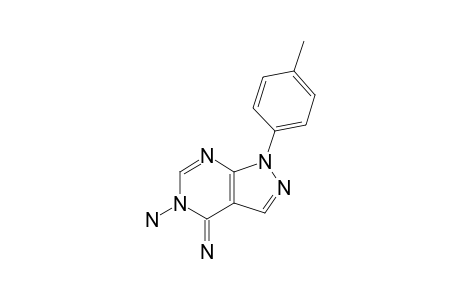 4-IMINO-1-PARA-TOLYL-1,4-DIHYDROPYRAZOLO-[3,4-D]-PYRIMIDIN-5-YL-AMINE