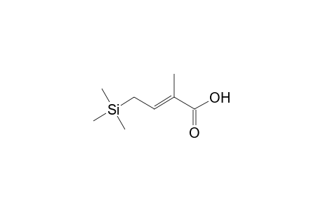 (E)-2-methyl-4-trimethylsilyl-2-butenoic acid