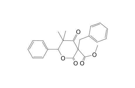 methyl 3-benzyl-5,5-dimethyl-2,4-dioxo-6-phenyltetrahydro-2H-pyran-3-carboxylate