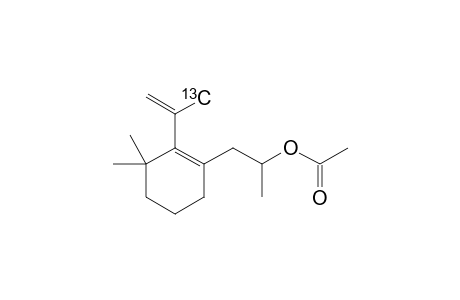 2-[3',3'-DIMETHYL-2'-(1''-METHYLETHENYL)-CYCLOHEX-1'-ENYL]-1-METHYLETHYL-ACETATE