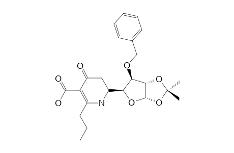 6-(3'-O-BENZYL-1',2'-O-ISOPROPYLIDENE-ALPHA-D-XYLOTETRAFURANOS-4'-YL)-3-CARBOXYLIC-2-PROPYL-1,4,5,6-TETRAHYDROPYRIDINE-4-ONE