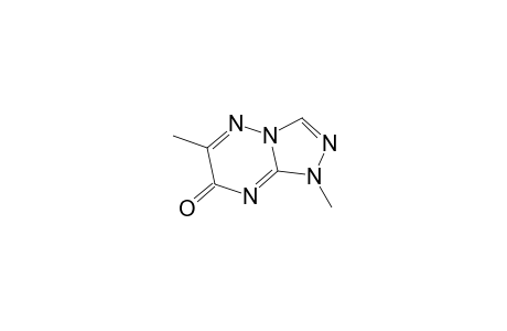 1,6-DIMETHYL-s-TRIAZOLO[4,3-b]-as-TRIAZIN-7(1H)-ONE