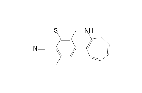 5H-Benzo[6,7]cyclohepta[1,2-b]pyridine-3-carbonitrile, 6,7-dihydro-2-methyl-4-(methylthio)-