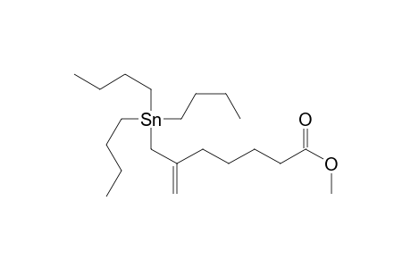 6-Heptenoic acid, 6-[(tributylstannyl)methyl]-, methyl ester