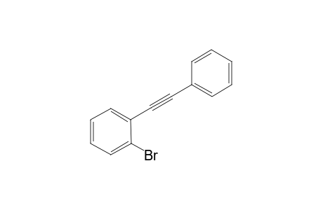 1-Bromanyl-2-(2-phenylethynyl)benzene