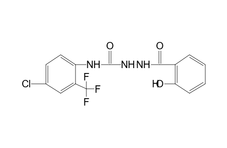 4-(4-CHLORO-alpha,alpha,alpha-TRIFLUORO-o-TOLYL)-1-SALICYLOYLSEMICARBAZIDE